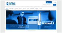 Desktop Screenshot of hannainstruments.nl